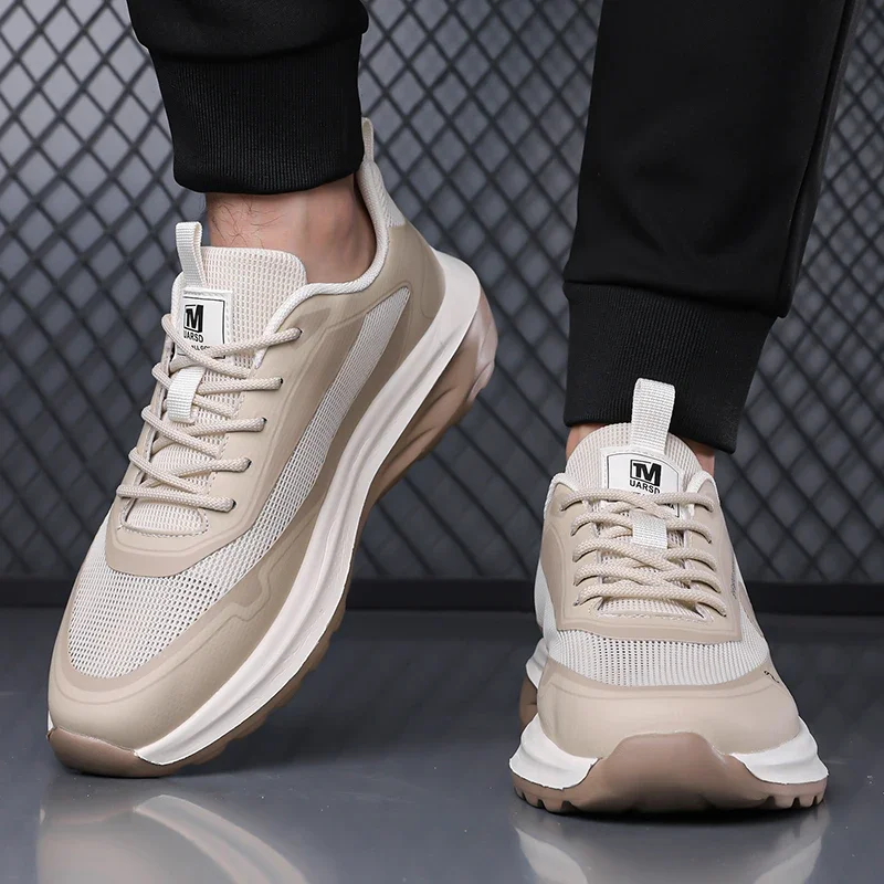 

New High-quality Running Shoes for Men's Casual Laceup Large Size All-season Outdoor Flat Heels Daily Commuting Shoes for Men