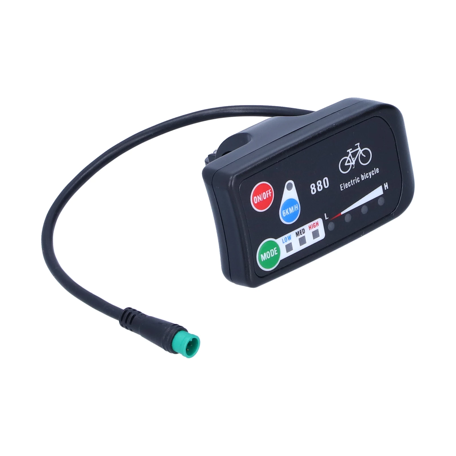 Electric Bike for KT‑LED880 Display 36V 48V Display Meter with 5 Pin Male Connector
