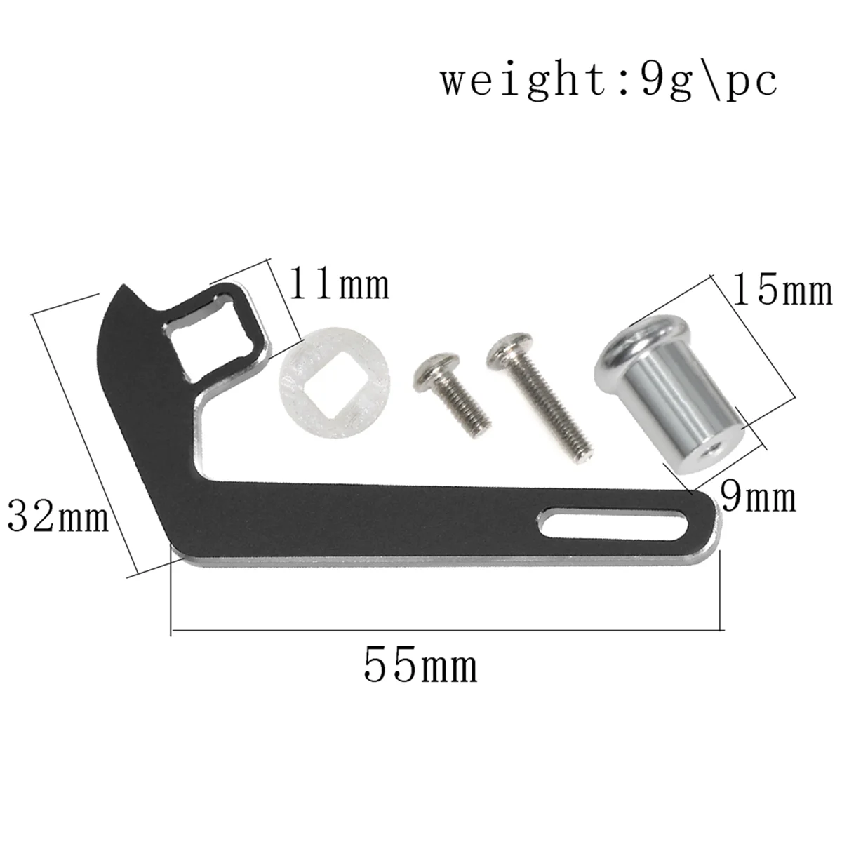 Nowy adapter sterujący jedną ręką, kierownica z nadajnikiem do zdalnie sterowanego samochodu TQI, pilot TRX-4 TRX6 Slash Summit, czarny