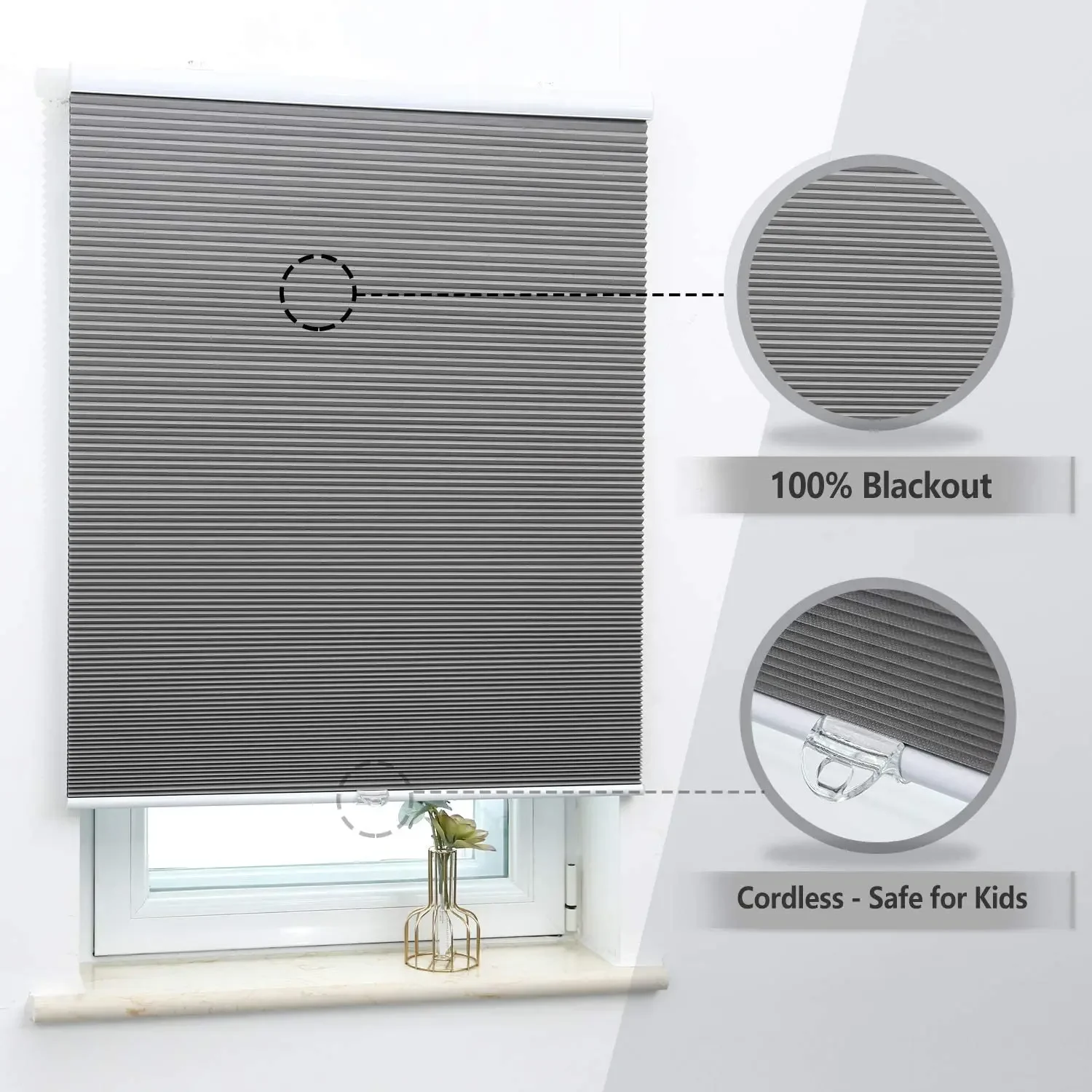 2026 Cordless Honeycomb Blinds Cellular Shades