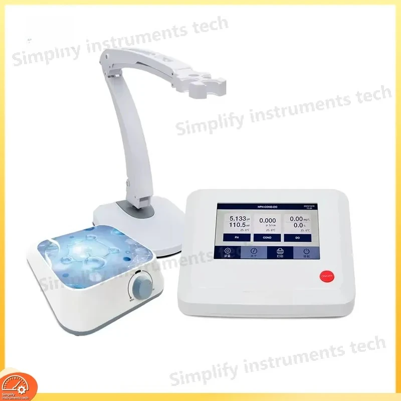 High Precision Lab Touchscreen pH Conductivity Meter Water Quality Analyzer TDS EC Tester Digital Monitor for Aquarium Pool