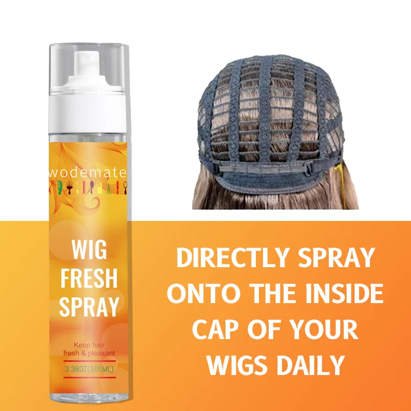 Synthetic Wig Spray Revitalizing and Refreshing Cleanses & Extends Lifespan of Wigs & Hairpieces Soft and Fresh Feeling 3.38OZ