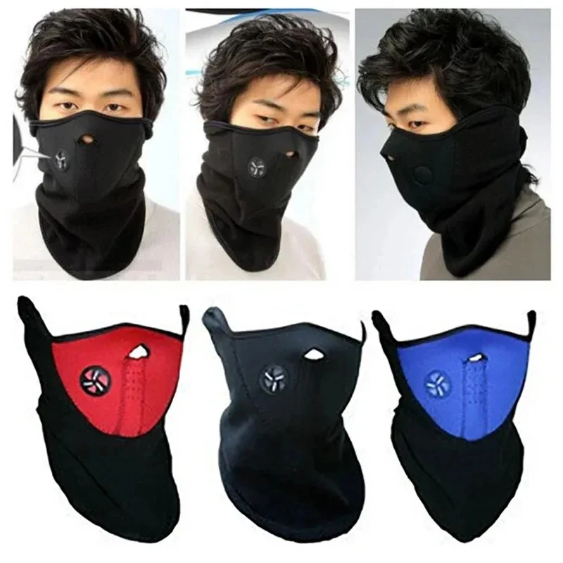 

1/2/3/4PCS New Winter Motorcycle Fleece Thermal Face Mask Balaclava Windproof Keep Warm Riding Face Shield Outdoor Sports Masks