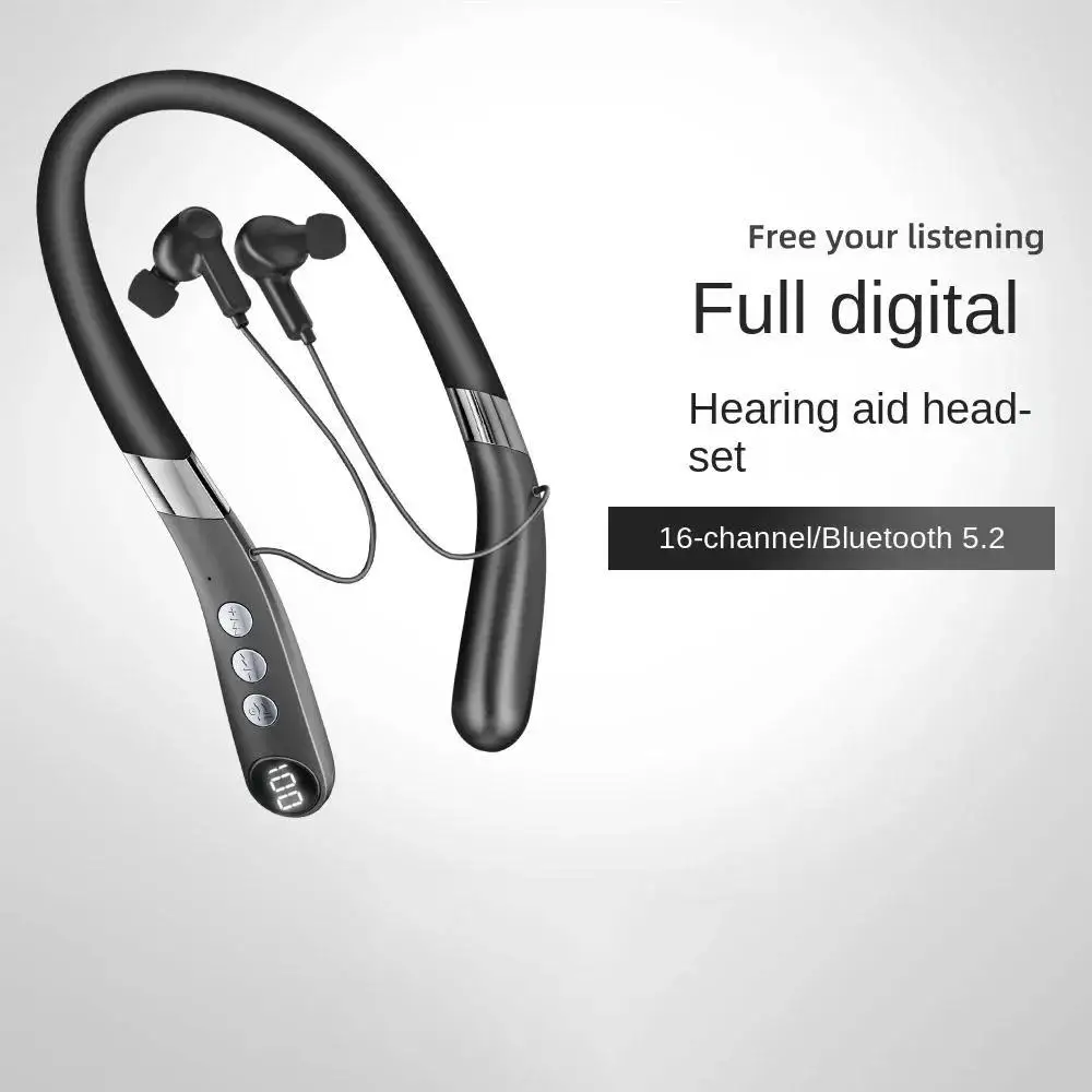 

Z3 Free Digital Hearing Aid Halterneck Waterproof Pickup For The Elderly And The Hearing Impaired 5.2 Bluetooth Headset