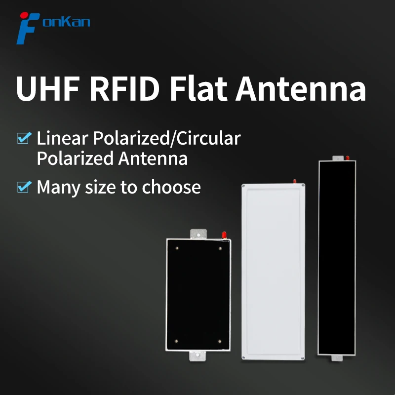 UHF RFID Multi-size Circular Pole/Line Polarized PVC Plane Antenna For Cabinet Management