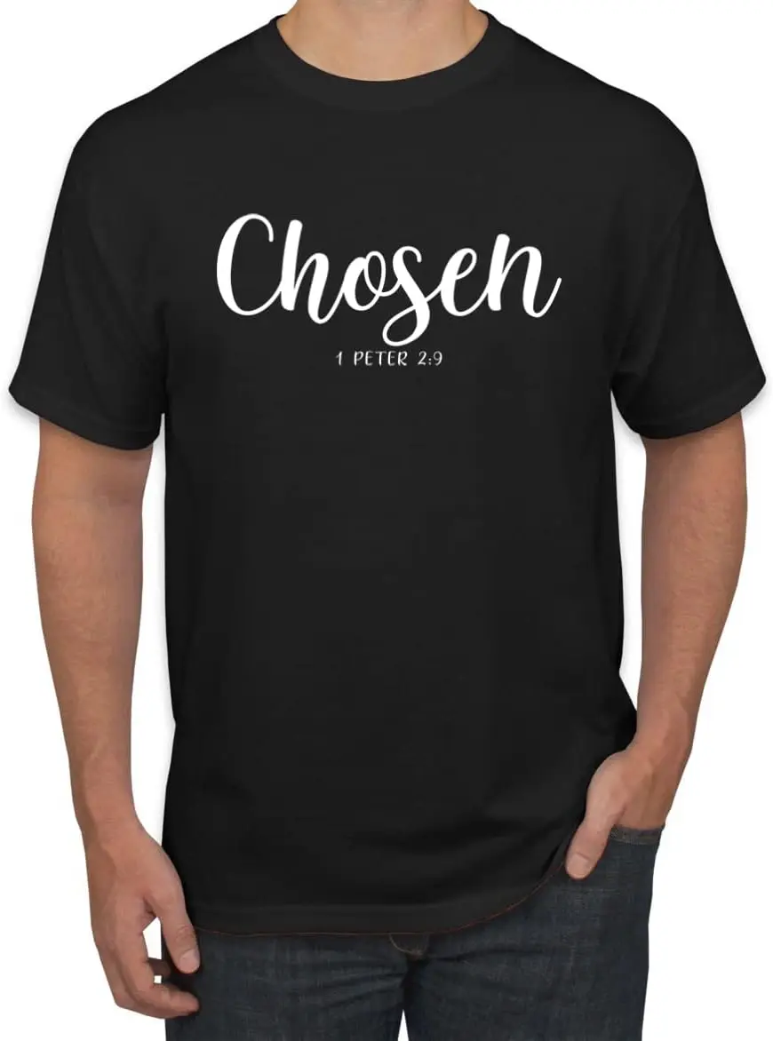 

Wild Bobby Chosen 1 Peter 2:9 Inspirational/Christian Men's Graphic T-Shirt