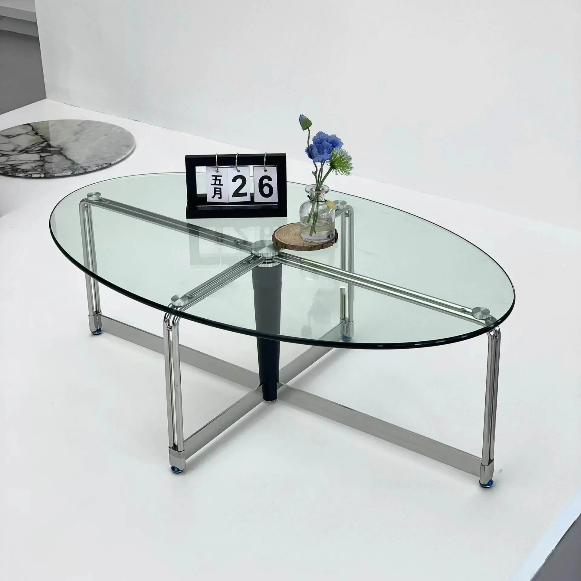 

Nordic, Vintage, Glass, Tempered, Oval