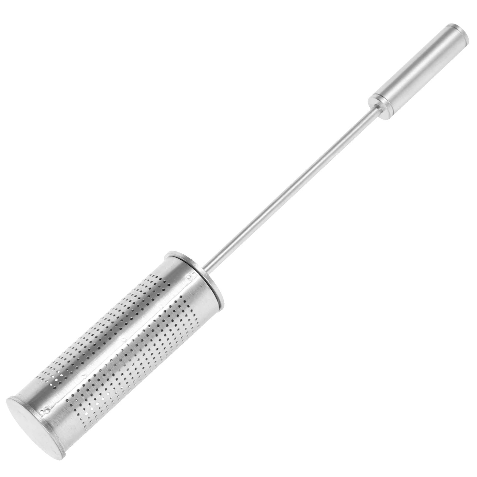 

Stainless Steel Strainer Fine Mesh Filter Tube Reusable Loose Leaf Steeper Portable Infuser Kitchen Tea Filtering Tool