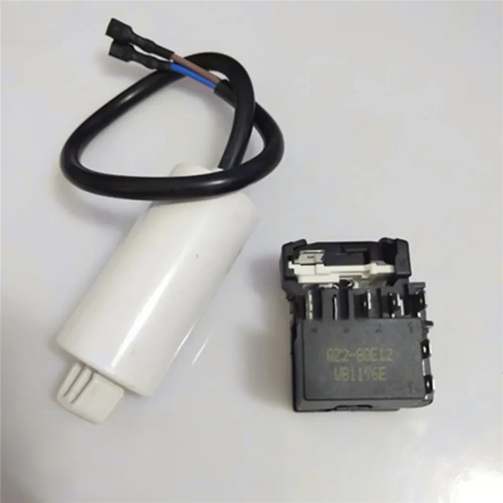 

Refrigerator Replacement PTC Starter QZ2-80E12 3/4/5uf Capacitor Overload Thermal Protector For Haier Frestec Repair Parts