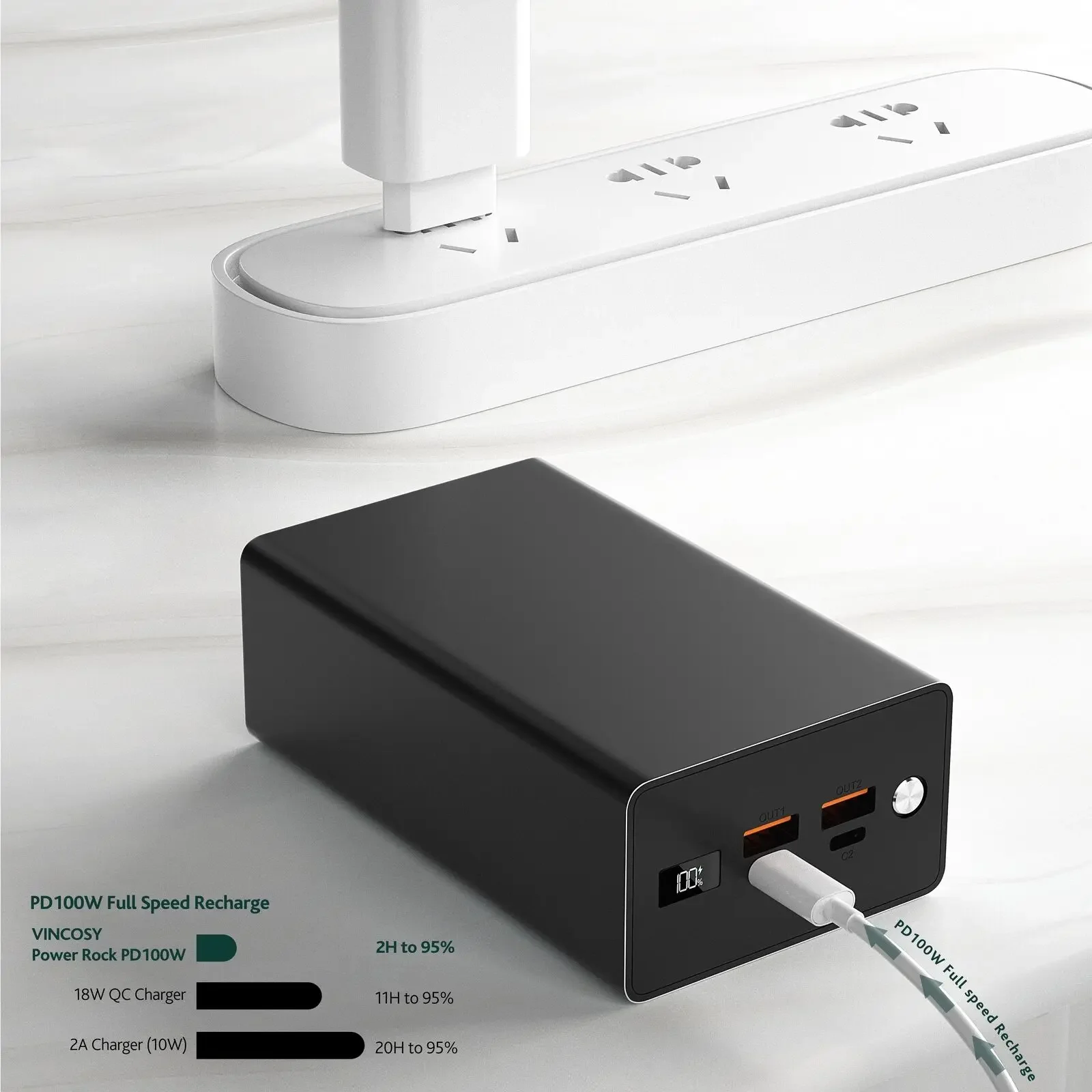 Custom Logo Portable Charger Super Charger PowerBank Big Capacity Power Bank