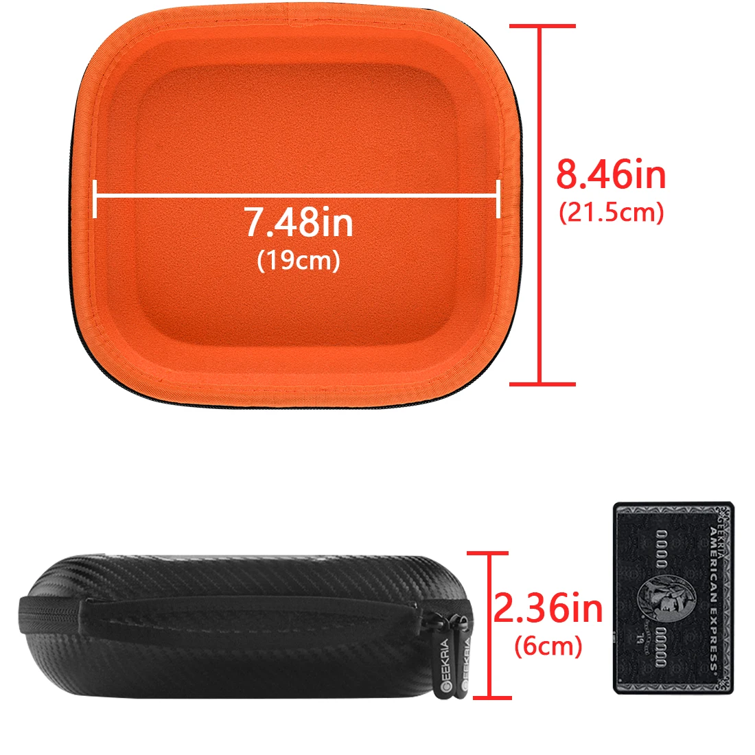 Geekria Headphones Case Pouch for Pioneer HDJ-2000, HDJ-1500, Portable Bluetooth Earphones Bag For Earphone Accessories Storage