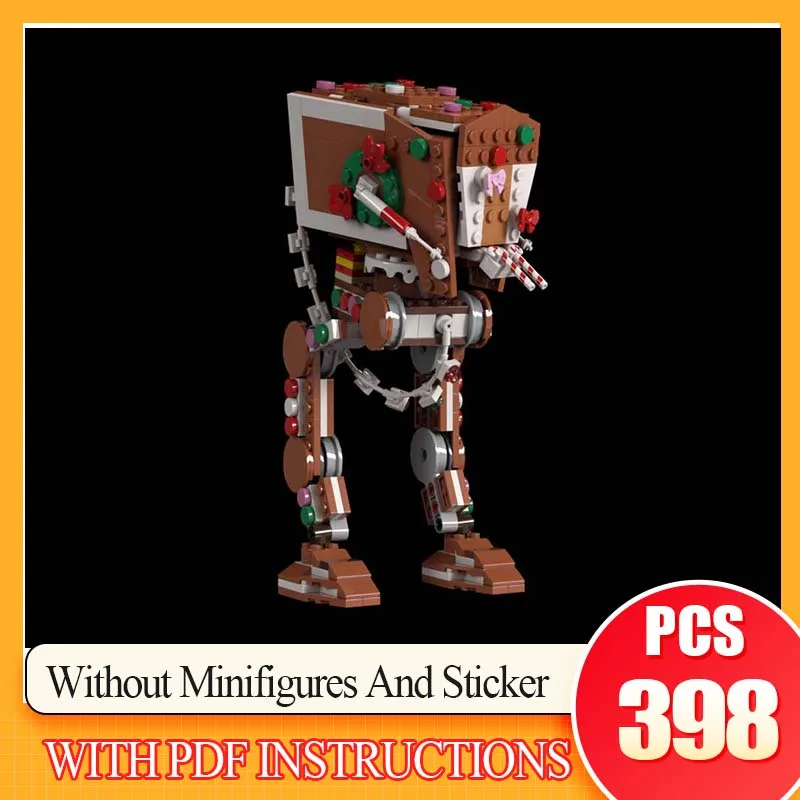 

Сборочные игрушки «сделай сам», детские рождественские подарки, новый пряник AT-ST, Сокол тысячелетия, Snowspeeder, модель боеца, строительные блоки