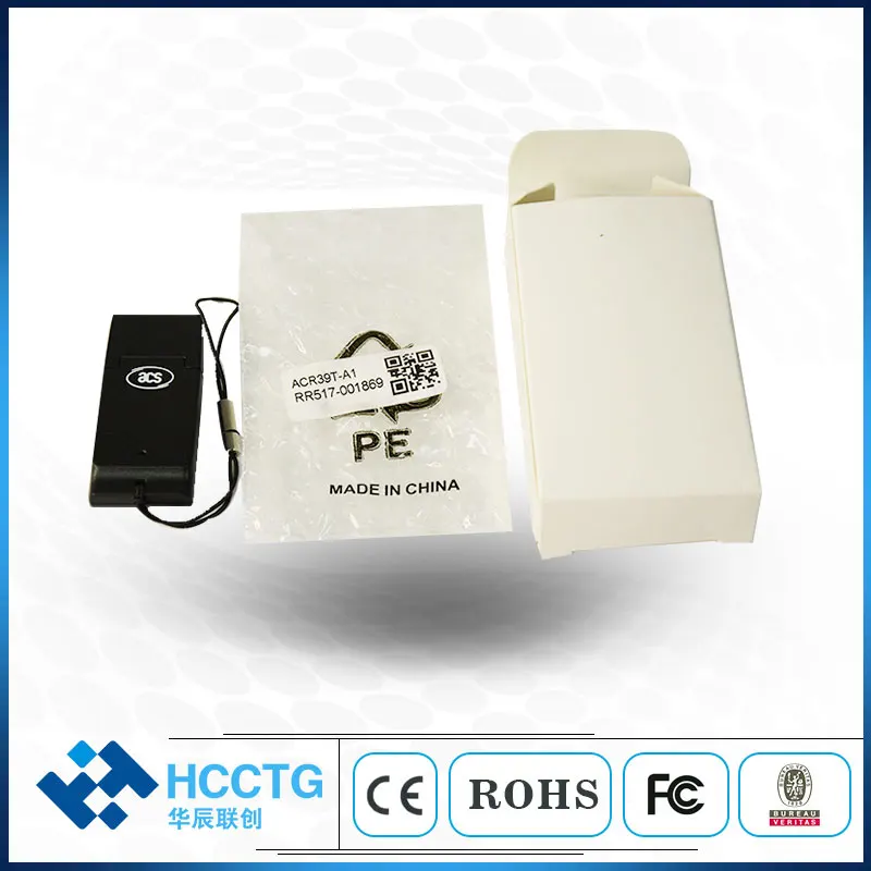 PC SC Compliant USB EMV ISO 7816 Smart Card Reader ACR39T-A1