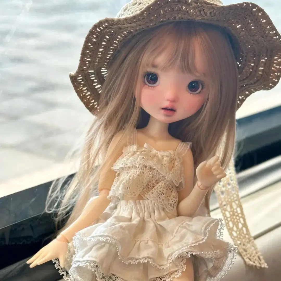 New SD BJD Doll 26cm Slim Girl 1/6-nimo Resin Doll Art Model High Quality Toy DIY Birthday Gift and Makeup