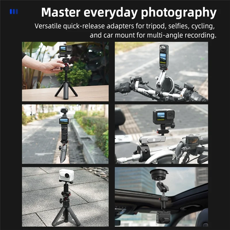 

Быстросъемное крепление для спортивной камеры Flymile, магнитное крепление-адаптер для быстросъемной основы экшн-камеры ACTION 3/4