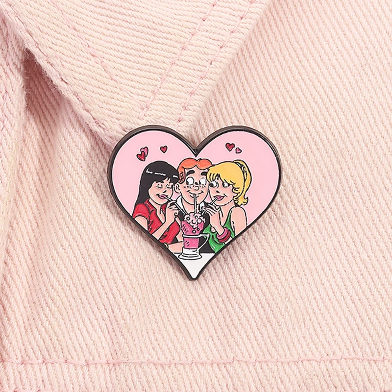 Cartoon Comic Emaille Pin Lustige Anime Charakter Metall Brosche Revers Rucksack Abzeichen Mode Schmuck Zubehör Geschenke für Freunde