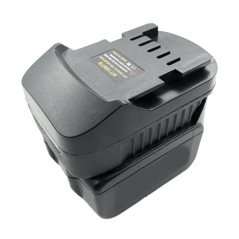 [NEWA08R】 Replacement Battery Adapter For 18V Converted To For Metabo 18V Li- Battery Power Tools Replacement Parts MT