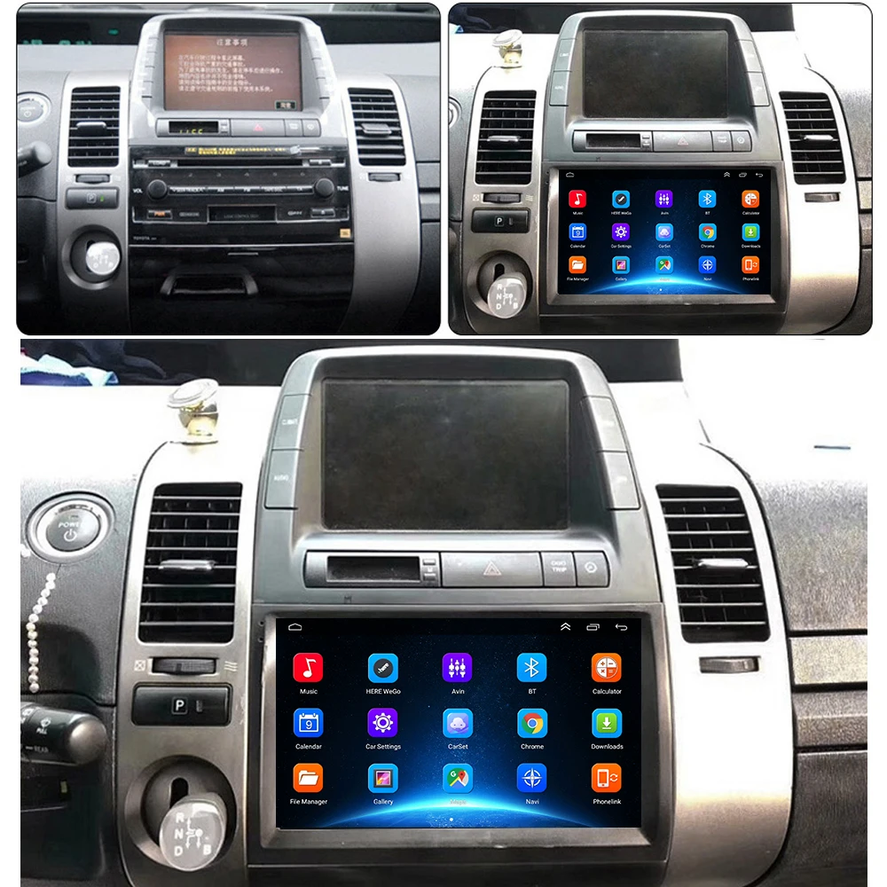 Android Car Radio Carplay for Toyota Prius 20 2003-2009 Auto Carplay Stereo Multimedia Player Autoradio Navigation GPS Audio