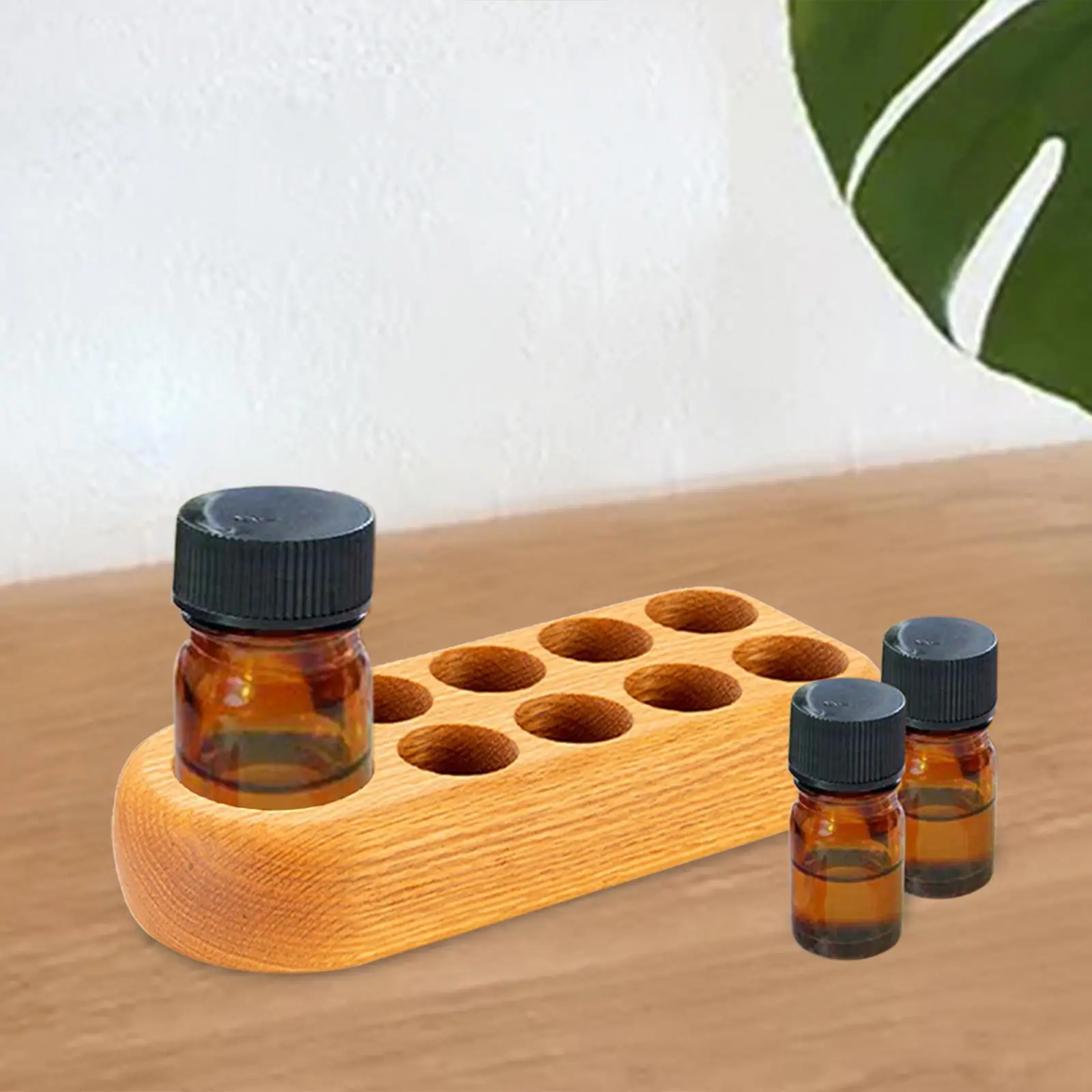 

Wooden Essential Oil Display Holder Desk for Christmas New Year Housewarming