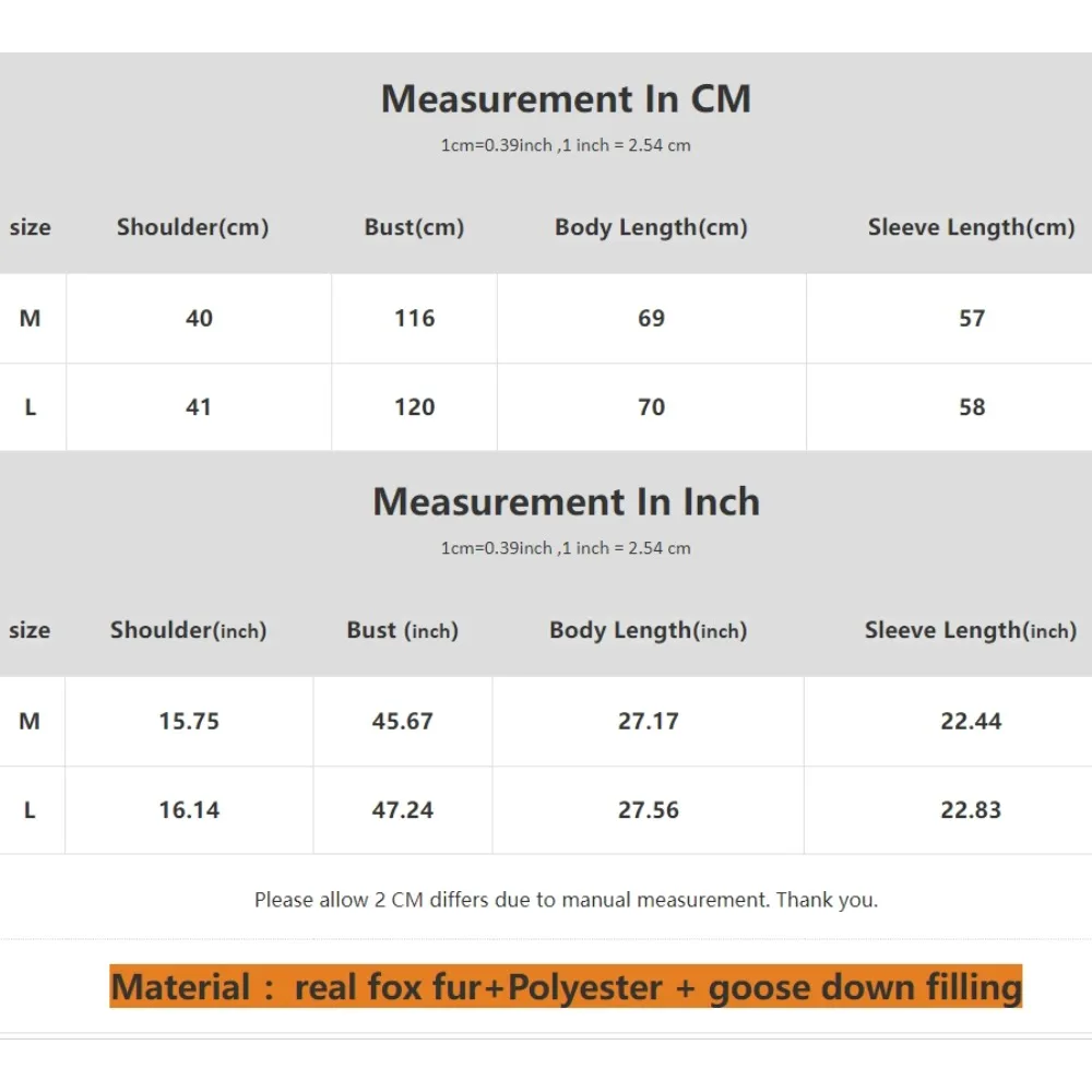 سترة نسائية شتوية لعام 2025 بياقة من فرو الثعلب الحقيقي مع رباط من الفرو الطبيعي ملابس خارجية فاخرة فضفاضة ودافئة معطف نسائي أبيض من ريش الإوز