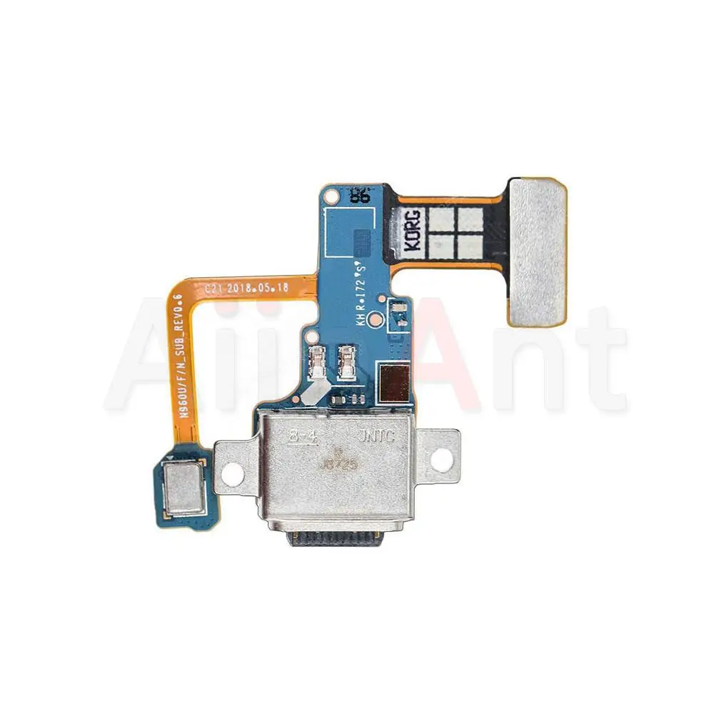 Aiinant USB Charger Sub Board Dock Charging Port Flex Cable For Samsung Galaxy Note 4 5 8 9 N950F N950N N950U N960F N960N N960U