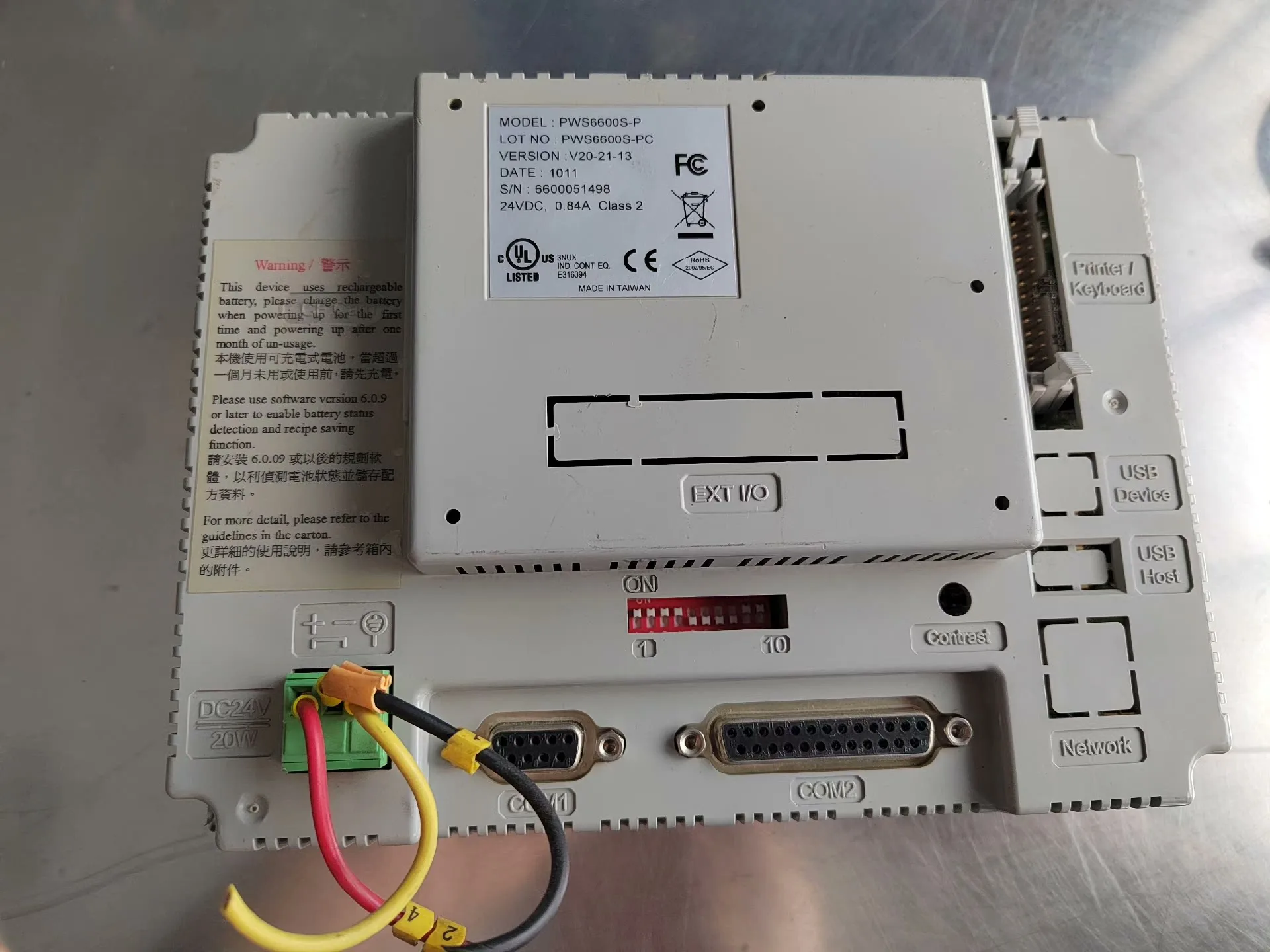 HITECH PWS6600S-P용 PWS6600S-P 터치 패널