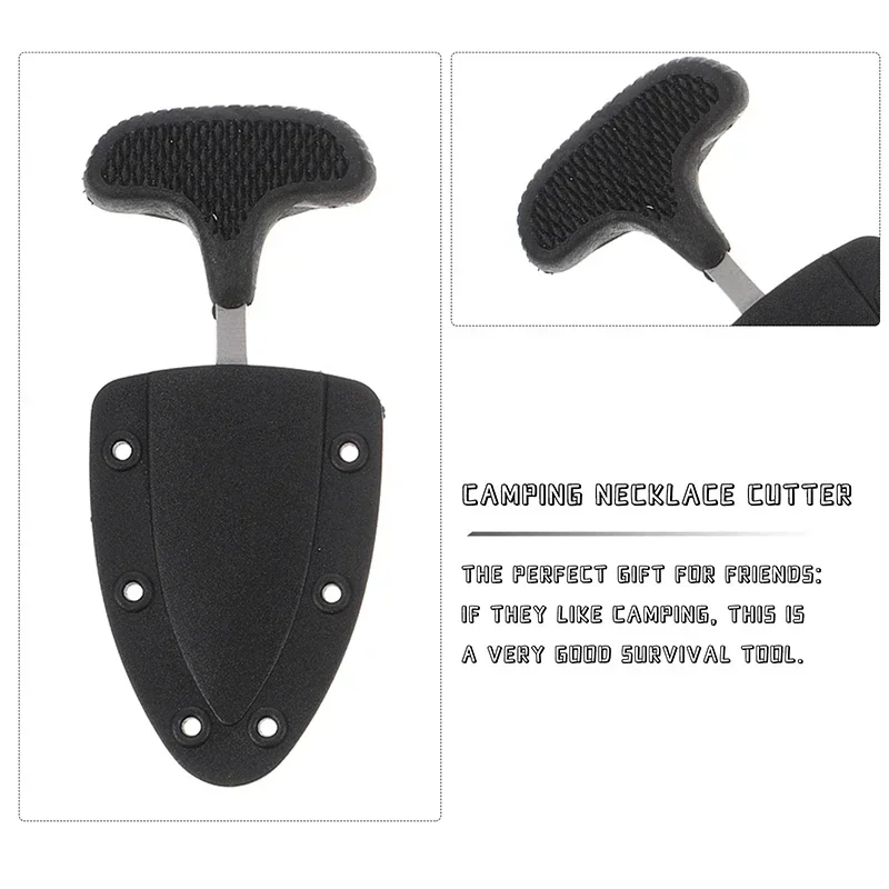 1PC 다기능 목걸이 커터 야외 캠핑 커터 휴대용 커터 교수형 목걸이 휴대용 캠핑 Multitool