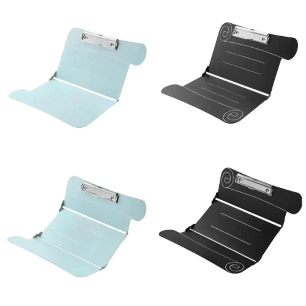 

Reusable Foldable Nursing Clipboard Mint/Black Letter Size Board Folder Portable with Pen Holder Writing Board Students