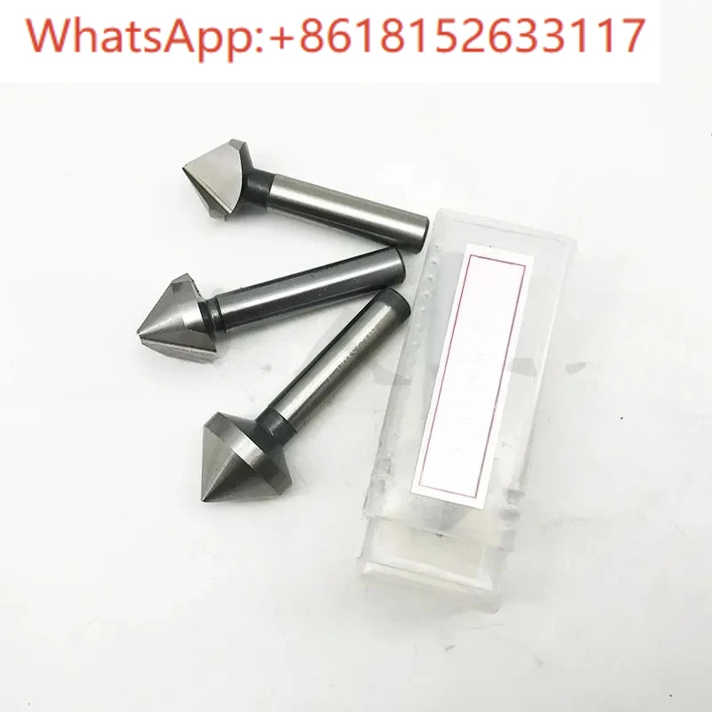 ساق مستقيمة/قاطع طحن شطب ثلاثي الحواف/غاطسة 15/20/25/30*90 ° /حفر الشطب