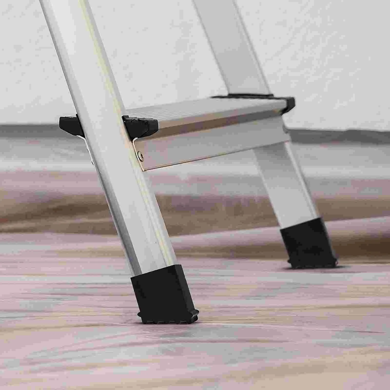 4 Pcs Non Rubber Feet Covers for Folding Ladder Protector Pads Wear Resistant Safe Anti Engineering Ladder