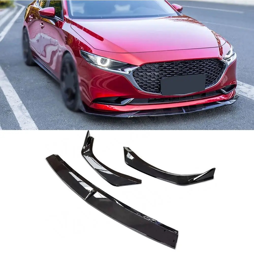 

VACOMUL for MAZDA 3 Axela 2020 Front Bumper Lip Lower Chin Spoiler Side Splitter Guard Cover Protector Body Kit Car Accessories