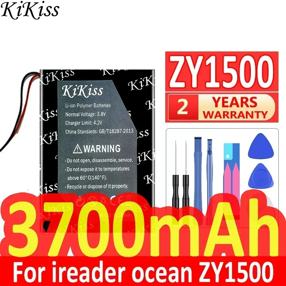 KiKiss Battery 3700mAh For ireader ocean ZY1500 R6002 R6003 R6006 Mobile Phone