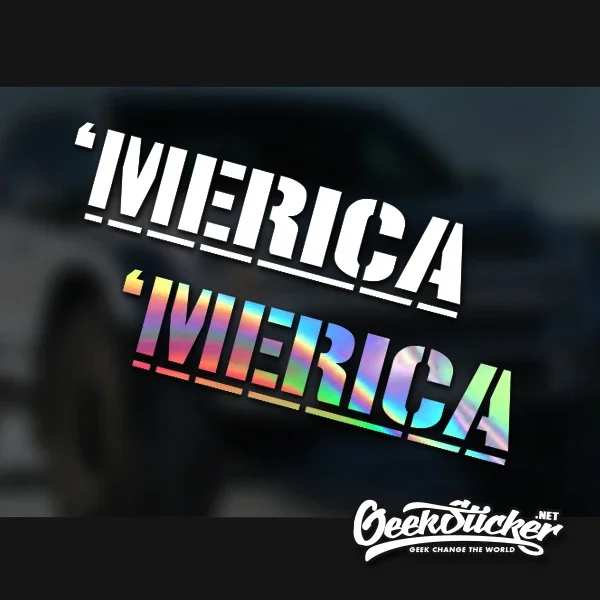 Free-shipping America Car Windshield Sticker Truck Hood Decal For Ford F150 Ranger Raptor GMC SIERRA CANYON