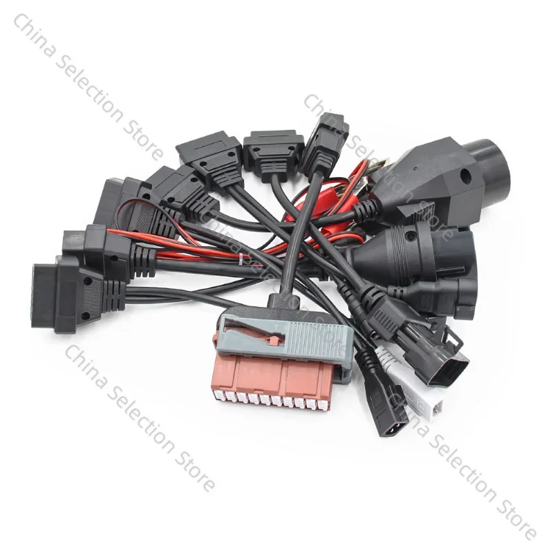 Full Set 8PCS Car Cable OBD2 Adapter Cable Car Detection Cable