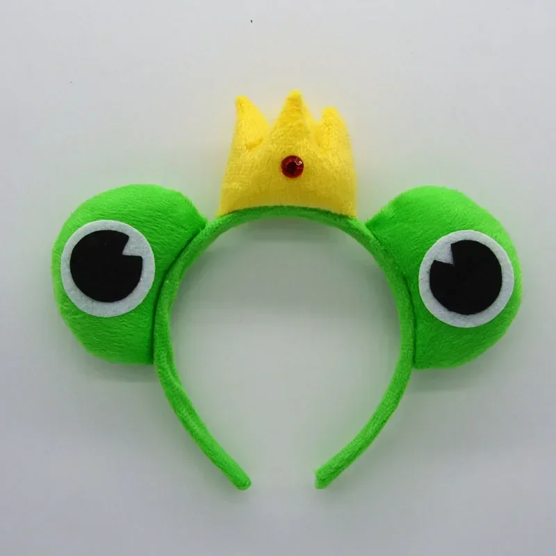 大人と子供のための豪華な漫画のヘッドバンド、緑のカエルの耳、動物の尾、誕生日パーティーのための蝶ネクタイ、ハロウィーンとクリスマスのための衣装