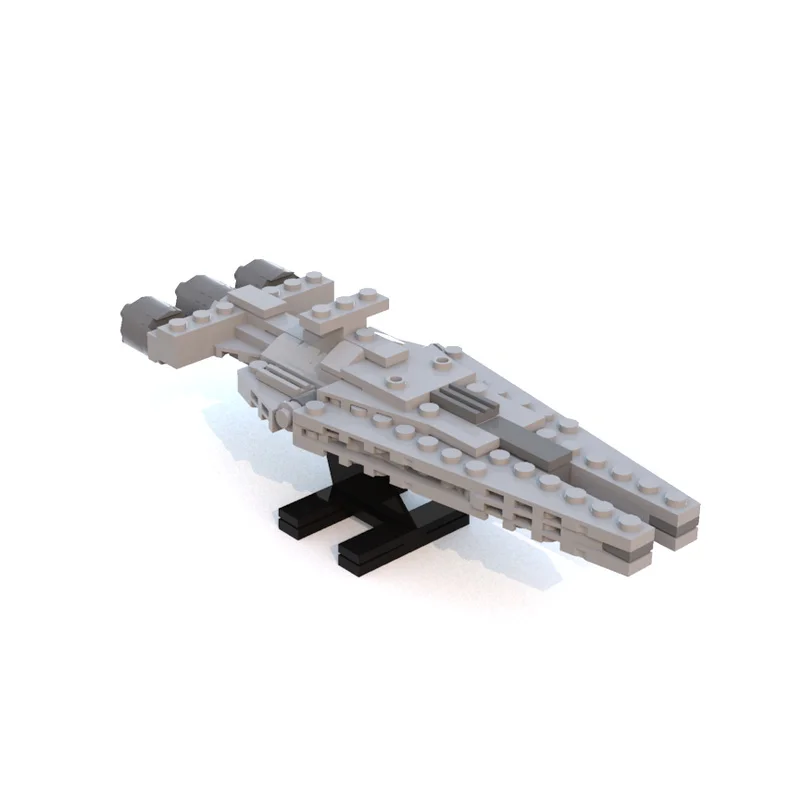 

MOC building blocks toy space warship model set - 110 pieces - creative assembly toy set - holiday gift