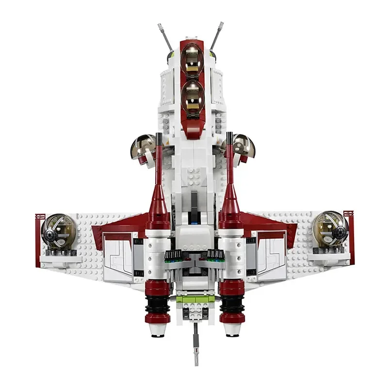 1228pcs Republic Dropship Gunship Building Blocks Bricks Compatible 75021 DIY Toys For Children Birthday Christmas Gift