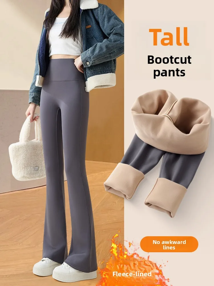 

High Waist Fce Lined Yoga Pants Women's Sl Long Trousers Fitn Exercise High Rise Butt Lifting 2025 Autumn Sle