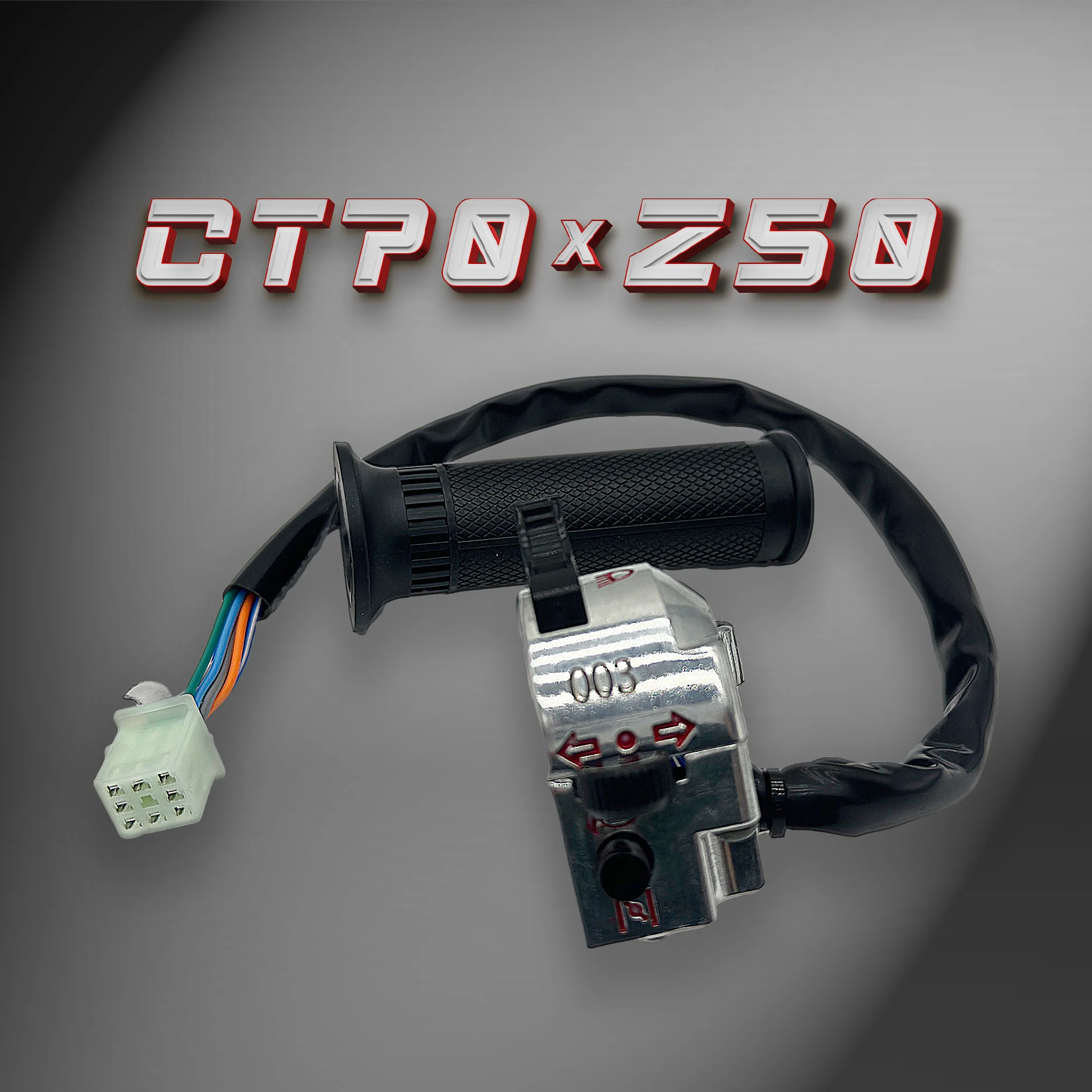 CT70 Z50 Left Handlebar with Horn Button and High/Low Light Switch Motorcycle Left Hand Grip Switch for DAX CT70 Monkey Z50