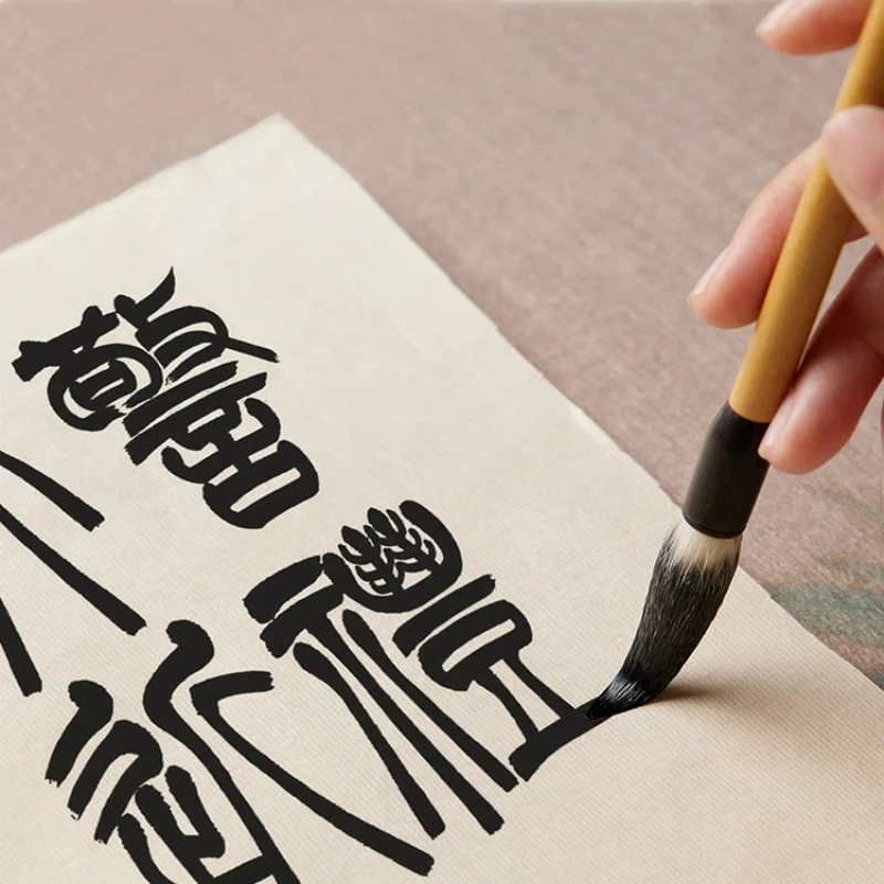 

Long-pointed Woolen Hair Calligraphy Brush Traditional Chinese Painting Brush Pen Seal Script Writing Calligraphy Huzhou Pen
