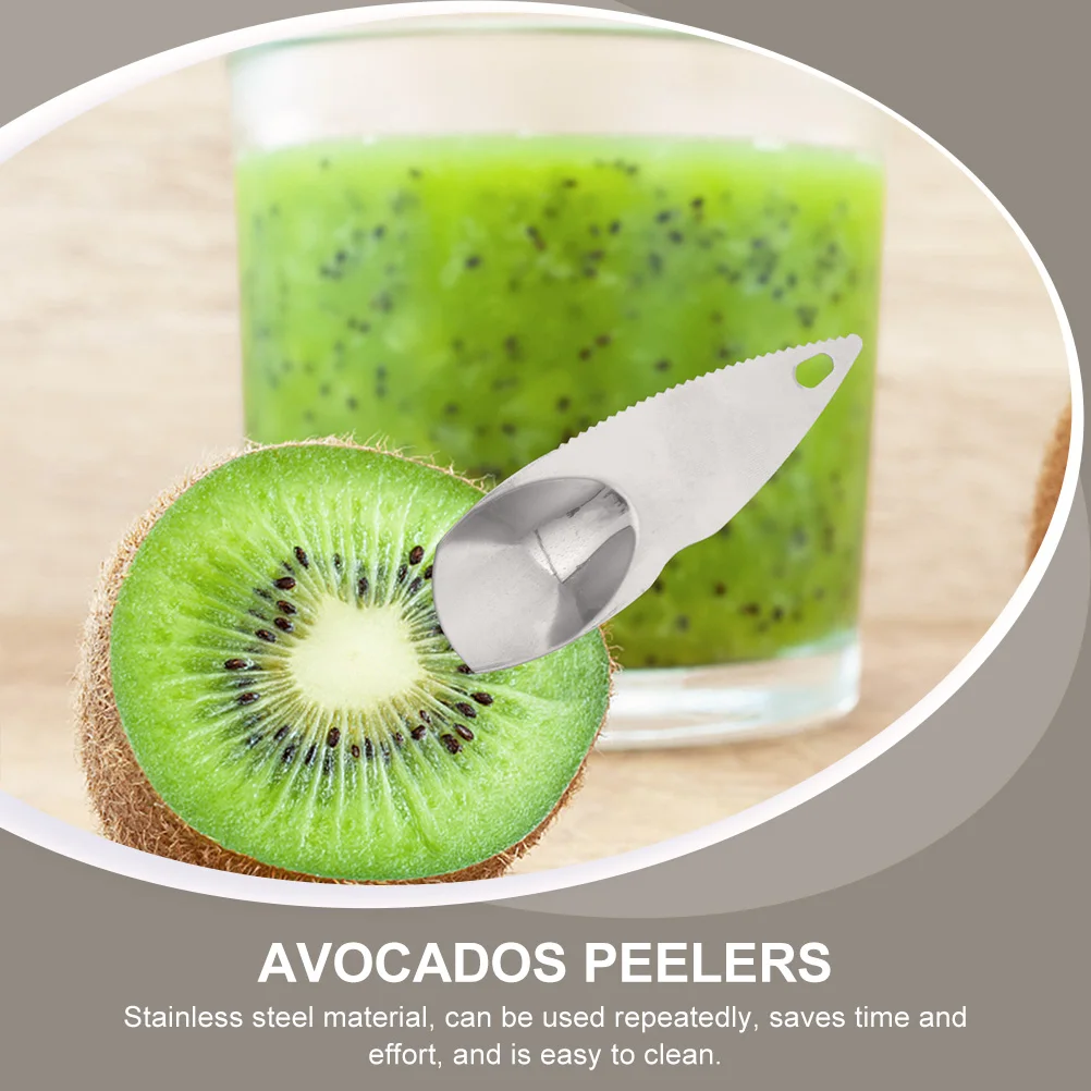 

14pcs Kiwi Peeler Stainless Steel Spoon Tool Avocado Carving Knife Portable Fruit Peeling Digging Kitchen Gadgets 430