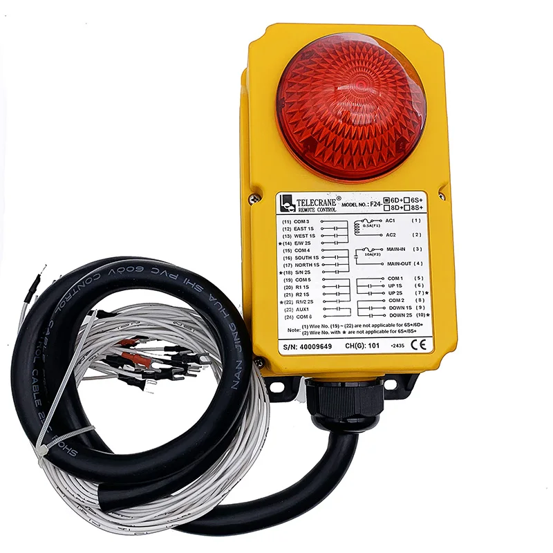 AC/DC 24-48V Wireless winch  industrial remote control for crane truck