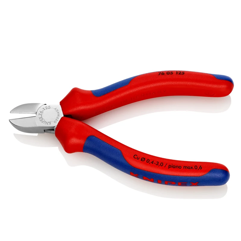 KNIPEX 76 05 125 Diagonal Cutter Low Friction Double Spring Easy To Balance Shear Hardening Treatment Simple Operation