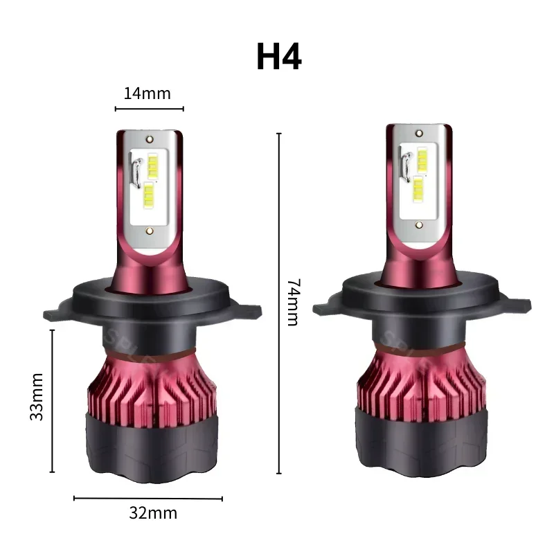 9003 H4 LED Headlight High Low Beam Bulbs 9V-36V  For VW Beetle 2012 2013 2014 2015 2016 2017 2018 2019  lampadas led