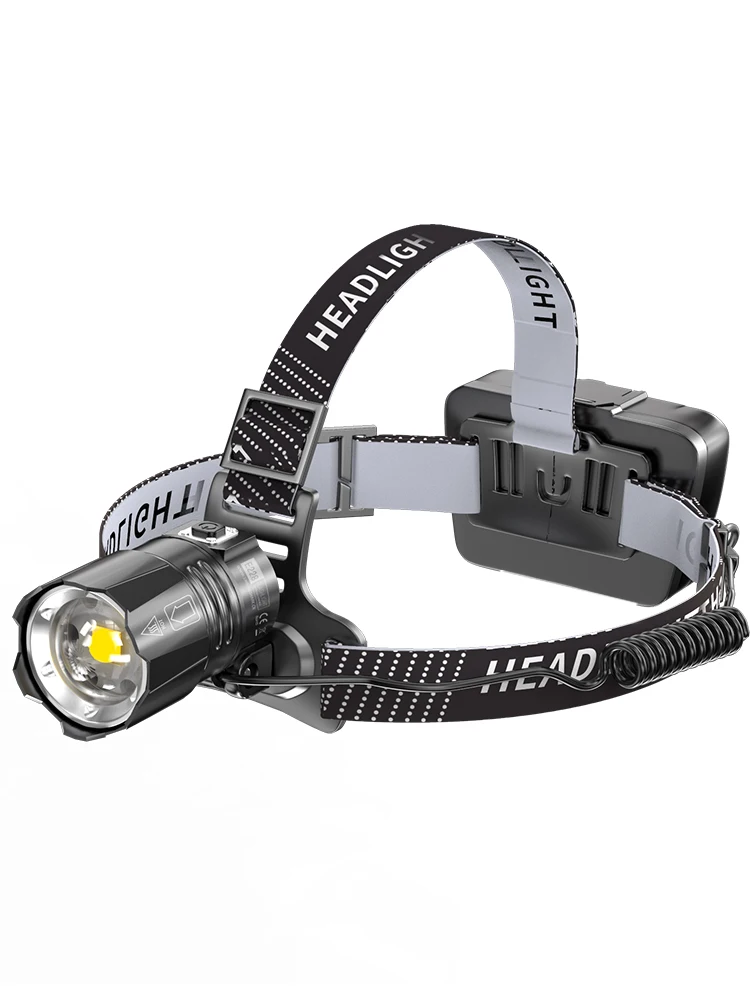 

Running Headlamp Camping Led Rechargeable Powerful Hiking Skilhunt Headlamp Fishing Work Light Latarka Czolowa Portable Lighting