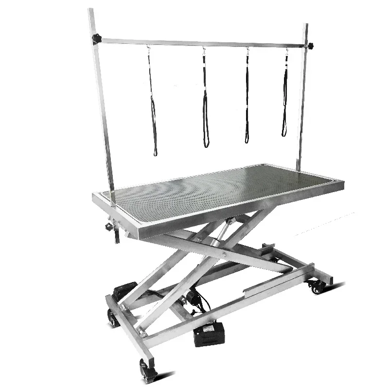 

Electric stainless steel table for dog grooming