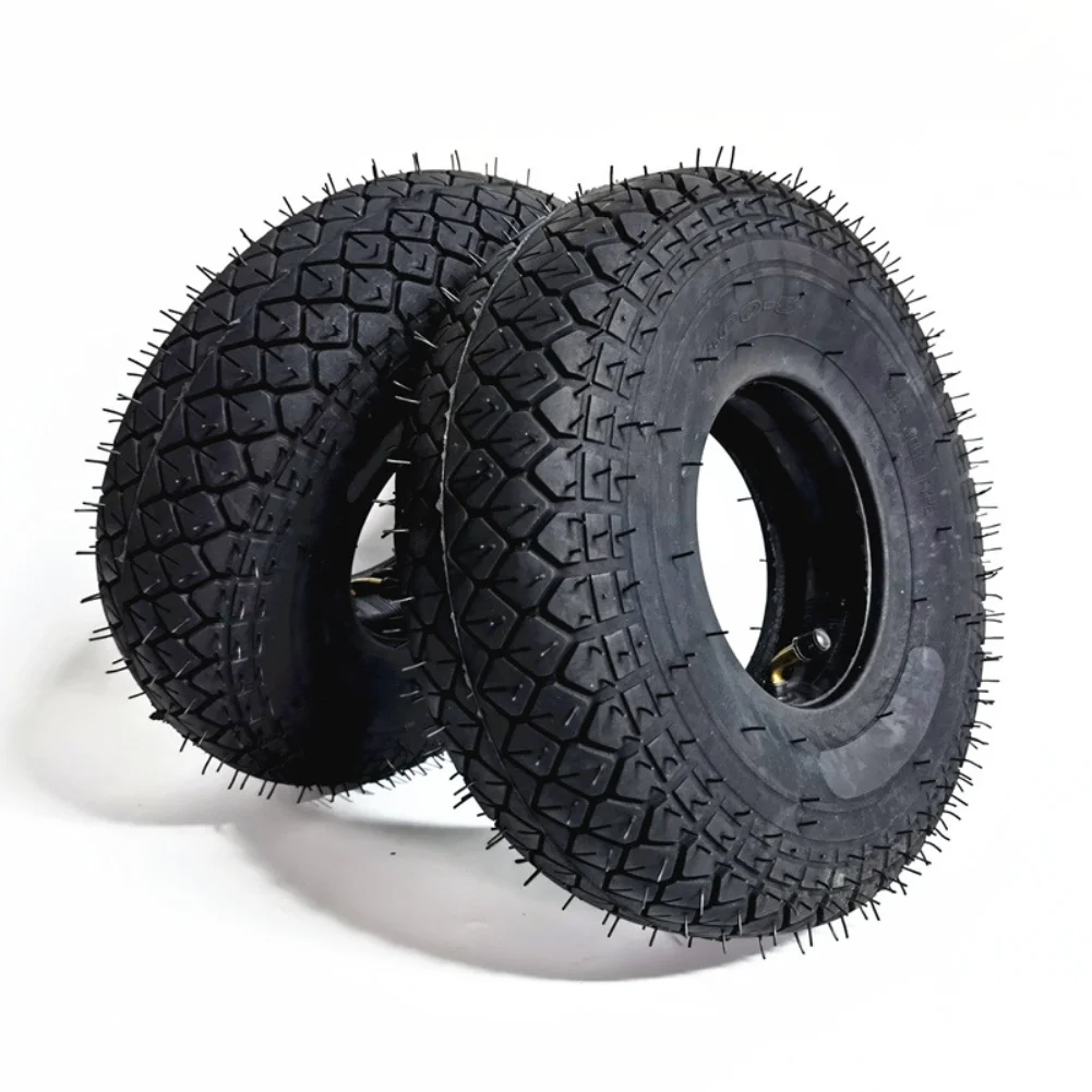 4.00-5 Pneumatic Inner and Outer Tires for 12-inch Mobility and Floor Sweepers with Reinforced Rubber Construction