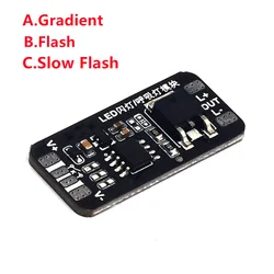 Gradient light controller automatic dimming breathing light driver module DC 3-24V with slow flash chip IC