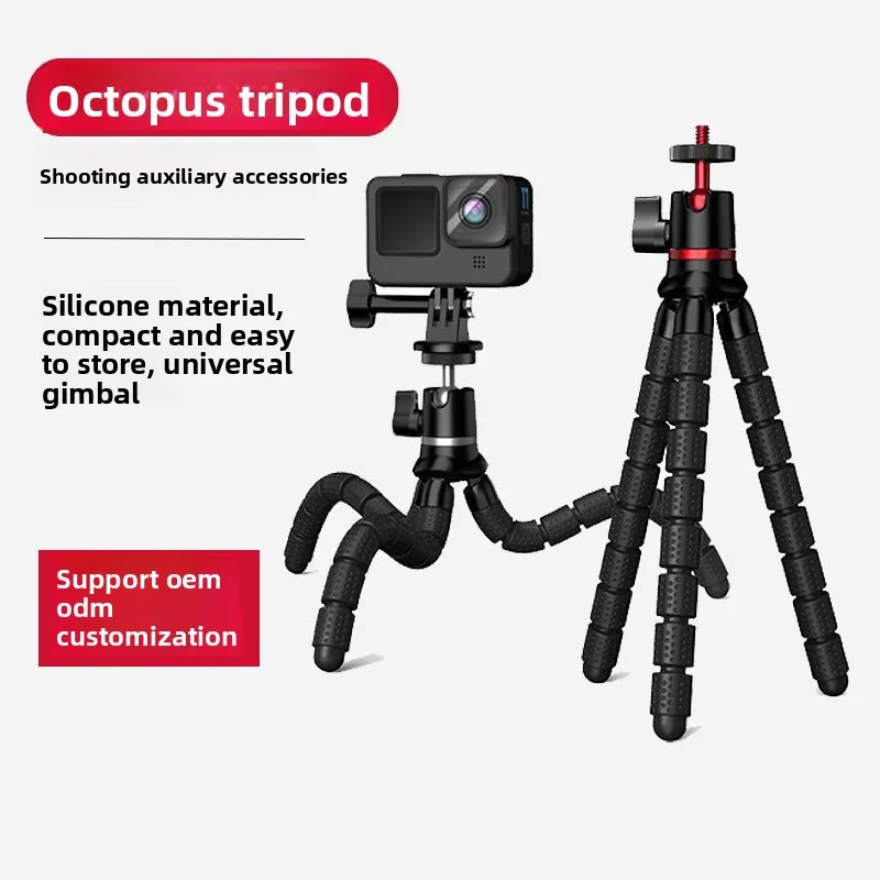 Octopus Mobile Phone Holder Live Desktop Lazy Tripod Holding Vlog Photo Outdoor Shooting Selfie Stand Tool
