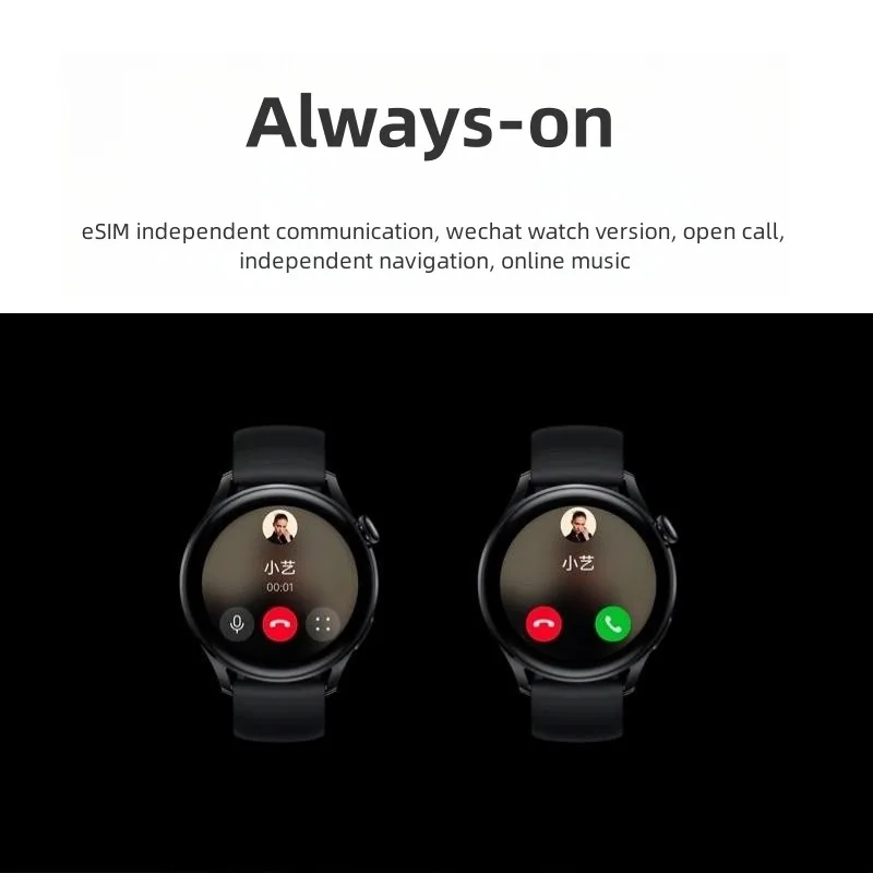 New Original HUAWEI WATCH 3 Active Sports Smartwatch eSIM Independent Call HarmonyOS Body Temperature Detection NFC WATCH